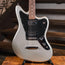 Fender Blacktop Jaguar, Silver With Case - Used