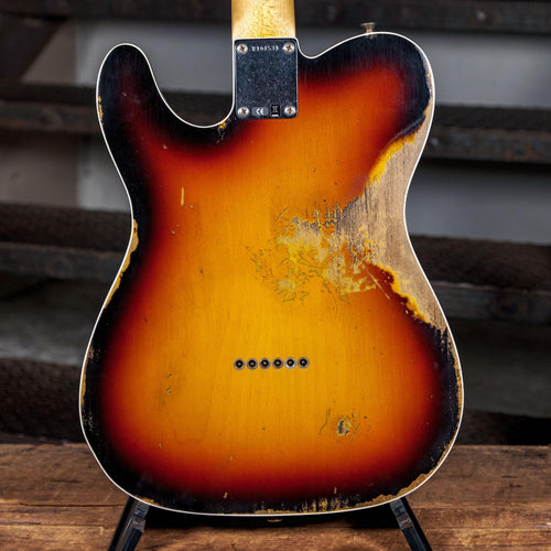 Fender Custom Shop 2019 Wildwood 10 '62 Telecaster Custom 3 Color Sunburst With OHSC - Used
