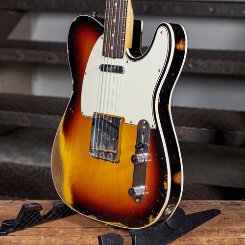Fender Custom Shop 2019 Wildwood 10 '62 Telecaster Custom 3 Color Sunburst With OHSC - Used