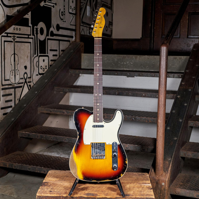 Fender Custom Shop 2019 Wildwood 10 '62 Telecaster Custom 3 Color Sunburst With OHSC - Used