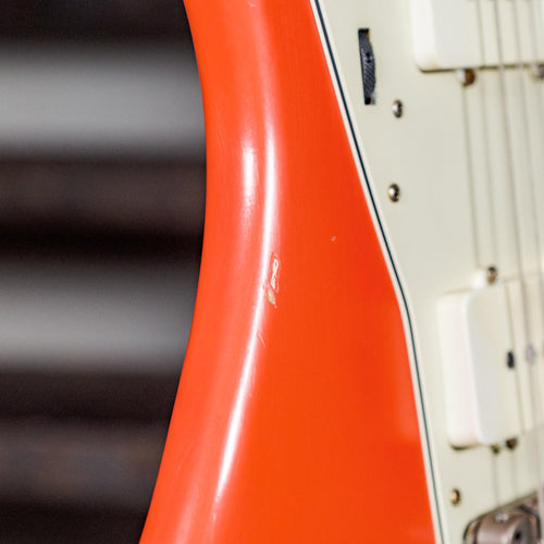 Nash 2017 JM63 Jazzmaster Fiesta Red With Mastery Vibrato & OHSC - Used