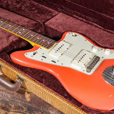 Nash 2017 JM63 Jazzmaster Fiesta Red With Mastery Vibrato & OHSC - Used