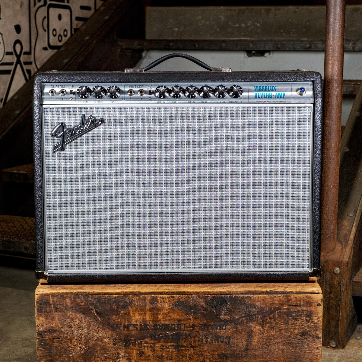Fender '68 Vibrolux With Cover And FS - Used