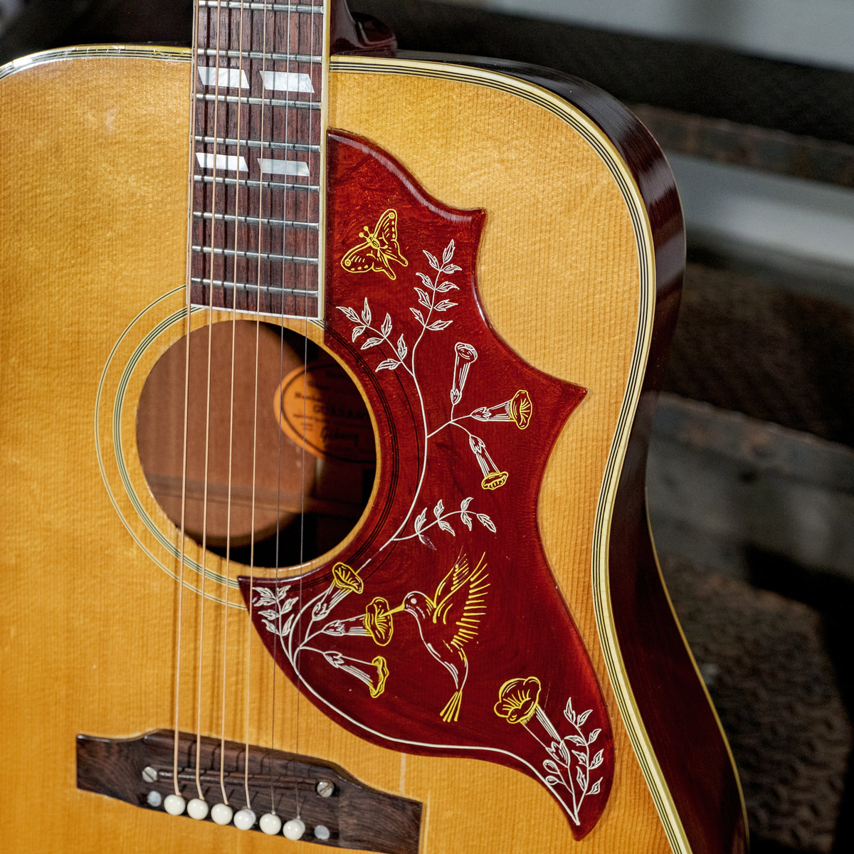 Gibson 1967 Vintage Hummingbird Natural With HSC - Used