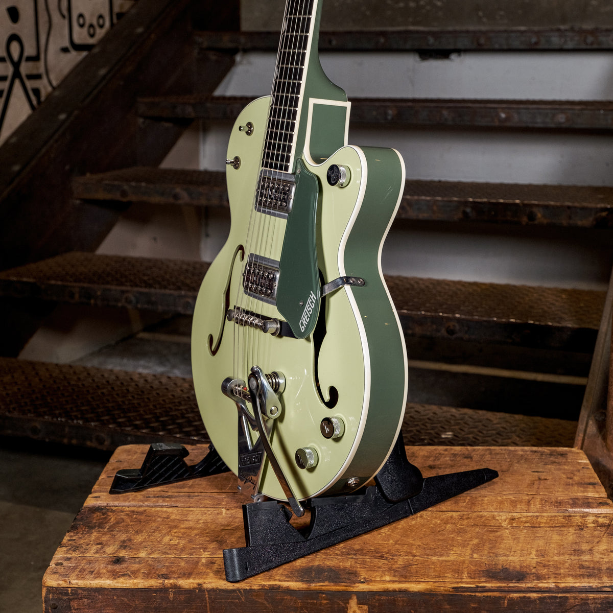 Gretsch 2003 6118T-JR Smoke Green With OHSC - Used