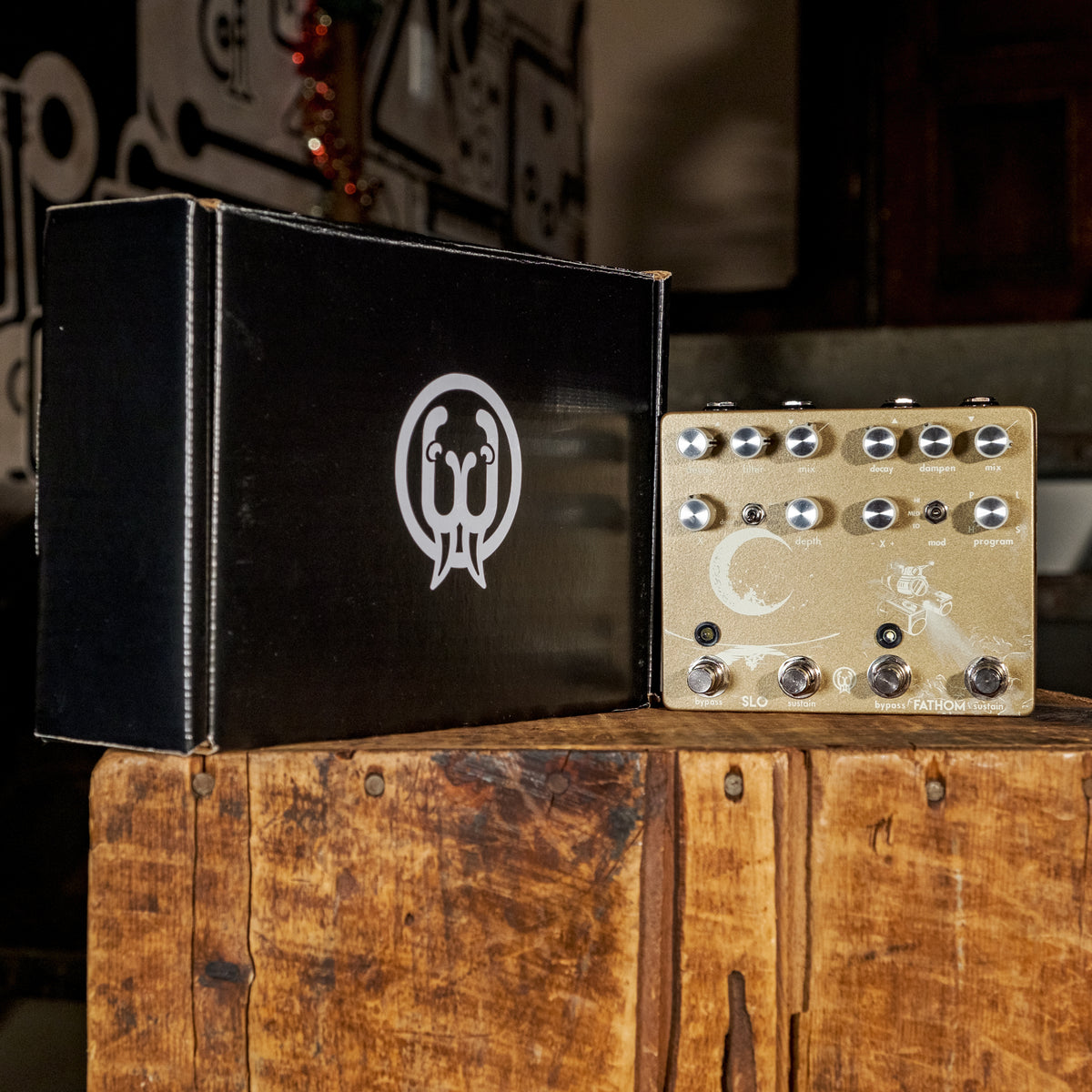 Walrus Audio Limited Edition Fathom & Slo Reverb Gold - Used