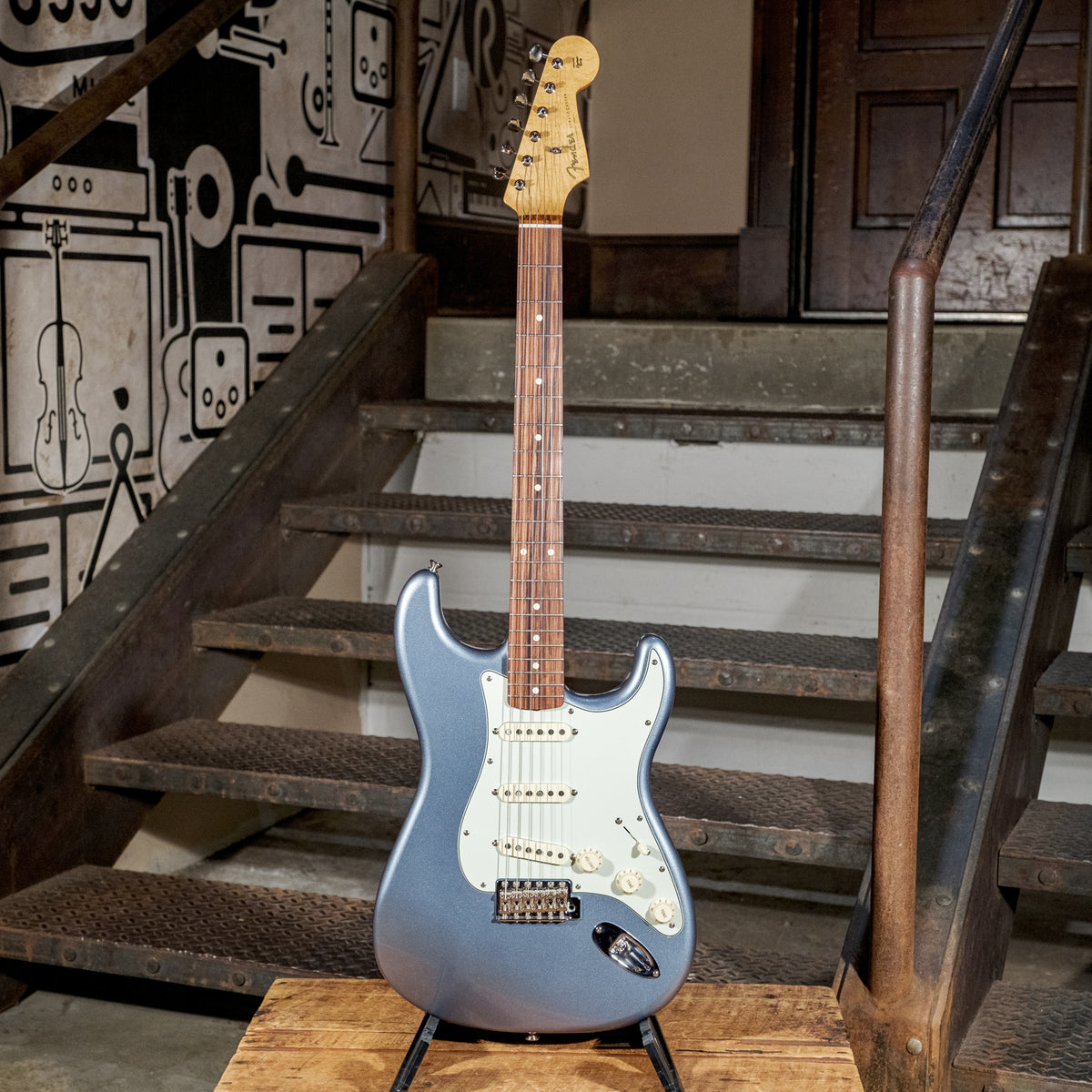 Fender 2019 Vintera Stratocaster, Ice Blue Metallic With Bag - Used