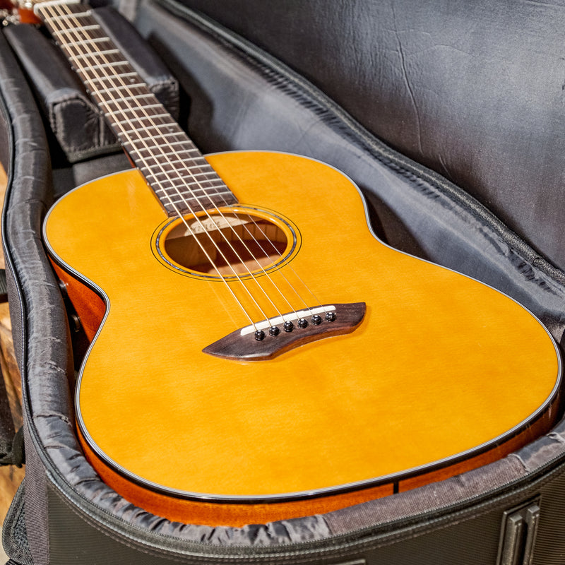 Yamaha CSF TA Transacoustic Parlor Guitar Vintage Natural With Bag - Used