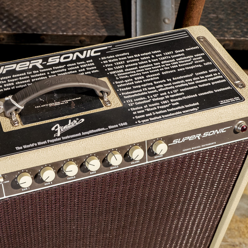 Fender 2005 Super Sonic 1x12 Combo Blonde - Used
