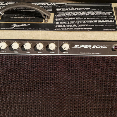 Fender 2005 Super Sonic 1x12 Combo Blonde - Used