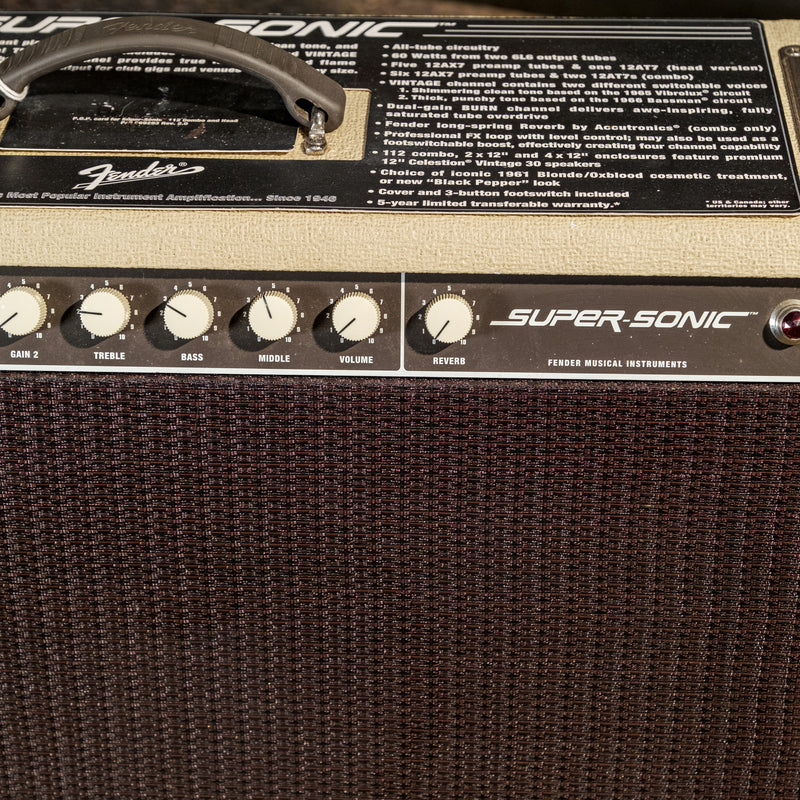 Fender 2005 Super Sonic 1x12 Combo Blonde - Used