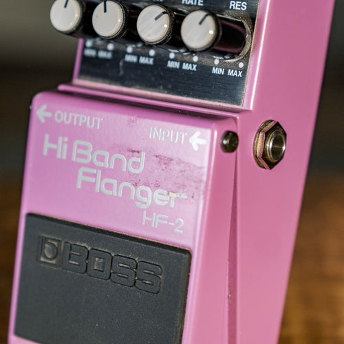 hf 816 pedal Boss HF2 Hi Band Flanger Pedal