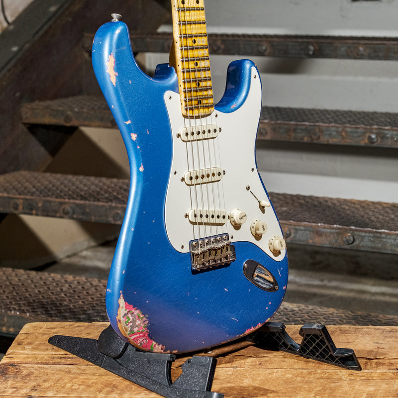 Fender Custom Shop 2016 '57 Stratocaster Heavy Relic Lake Placid Blue Over Pink Paisley - Used