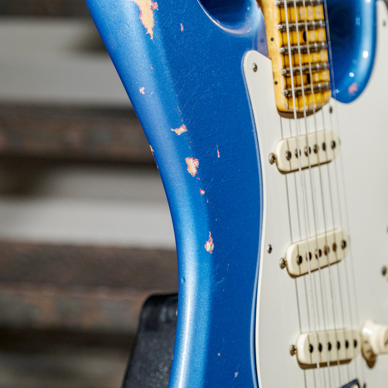 Fender Custom Shop 2016 '57 Stratocaster Heavy Relic Lake Placid Blue Over Pink Paisley - Used