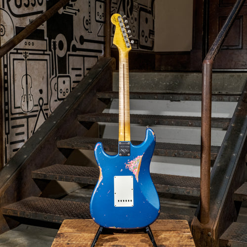 Fender Custom Shop 2016 '57 Stratocaster Heavy Relic Lake Placid Blue Over Pink Paisley - Used