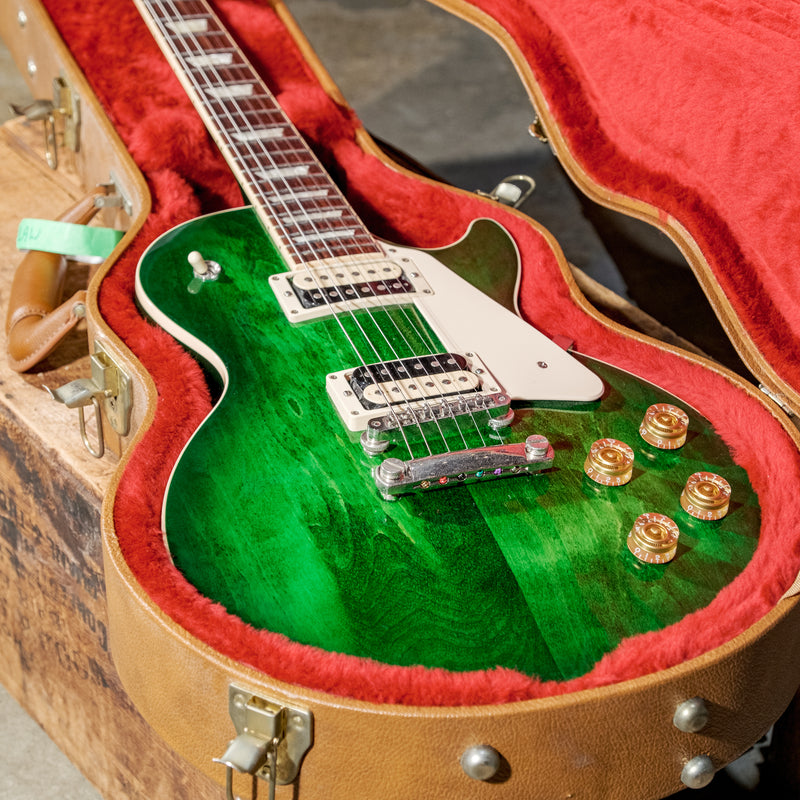 Gibson 2017 Les Paul Classic Green Ocean Burst With OHSC - Used