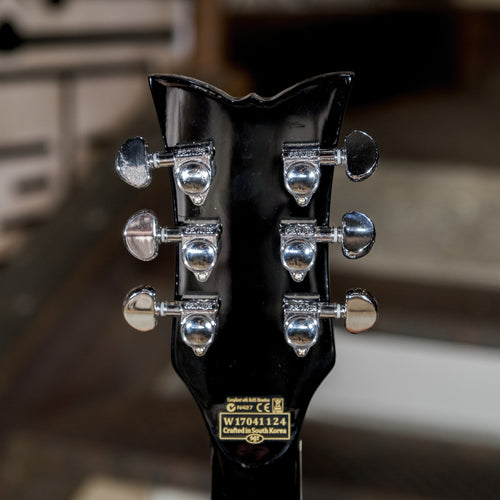 Schecter 2017 Solo 6B Silver Sparkle With Bag - Used