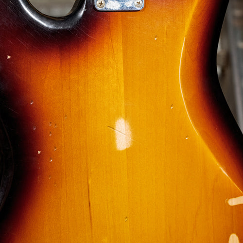 Fender 2020 60th Anniversary Road Worn Jazz Bass, 3-Tone Sunburst With OHSC - Used
