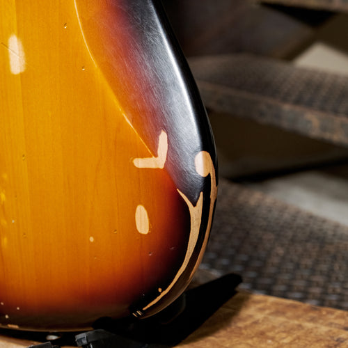 Fender 2020 60th Anniversary Road Worn Jazz Bass, 3-Tone Sunburst With OHSC - Used