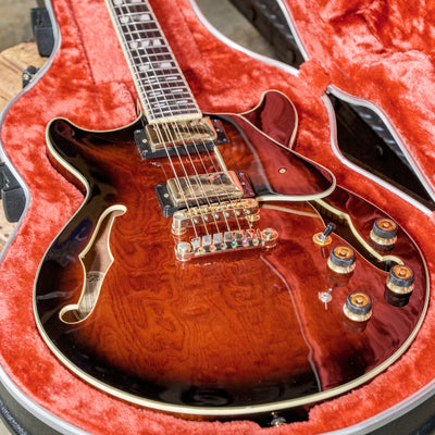 Ibanez 2019 Artstar AM153QA, Dark Brown Sunburst With Case - Used