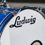 Ludwig 1967 Jazzette 3 Piece Kit Sparkle Blue, 18x14, 14x14, 12x8 - Used