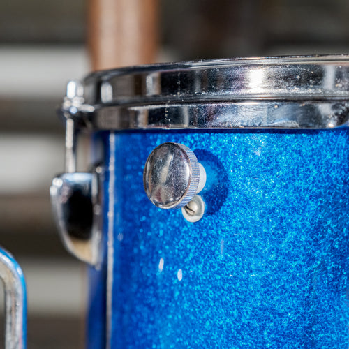 Ludwig 1967 Jazzette 3 Piece Kit Sparkle Blue, 18x14, 14x14, 12x8 - Used