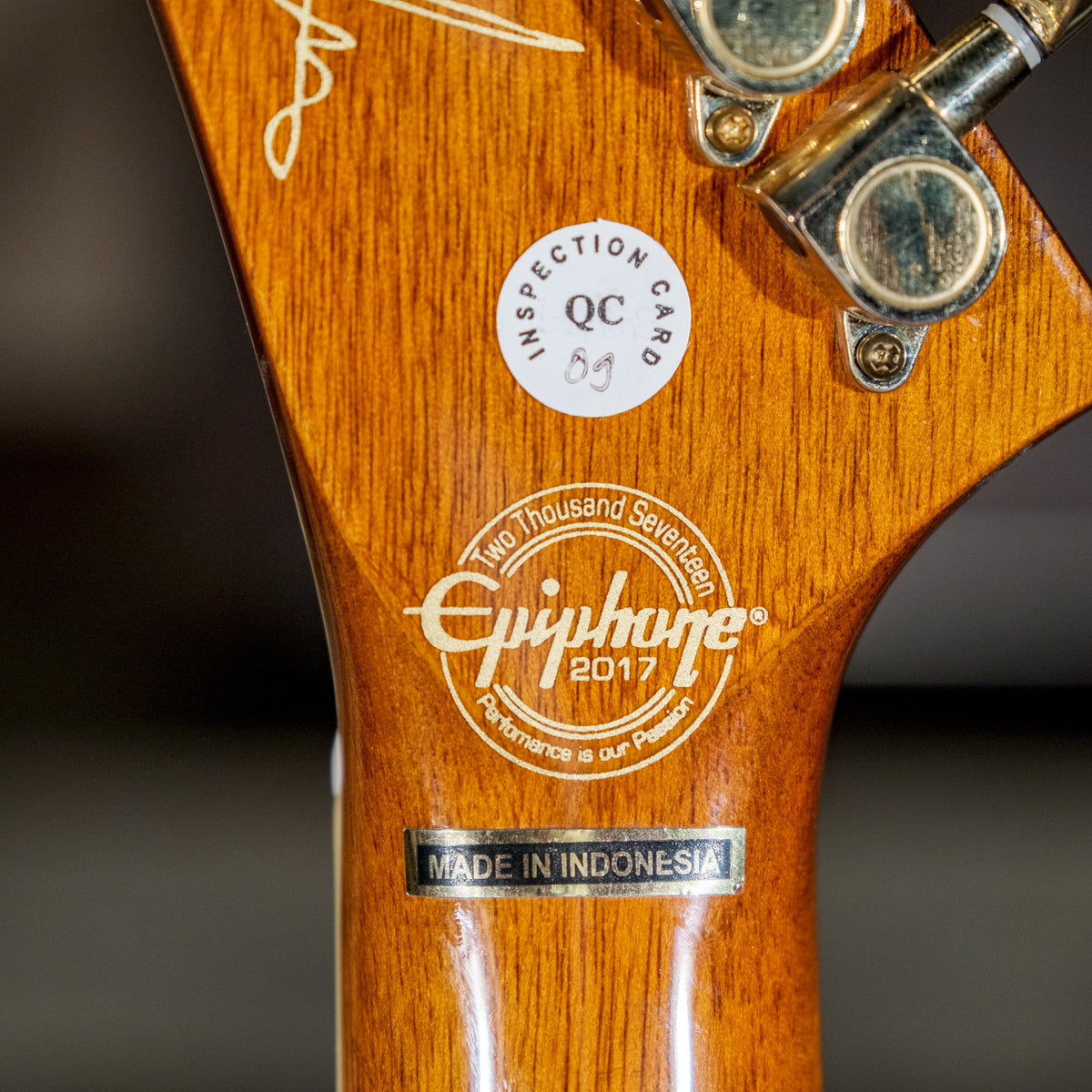 Epiphone 2017 Artisan Explorer Lee Malia Signature With COA & OSC - Used