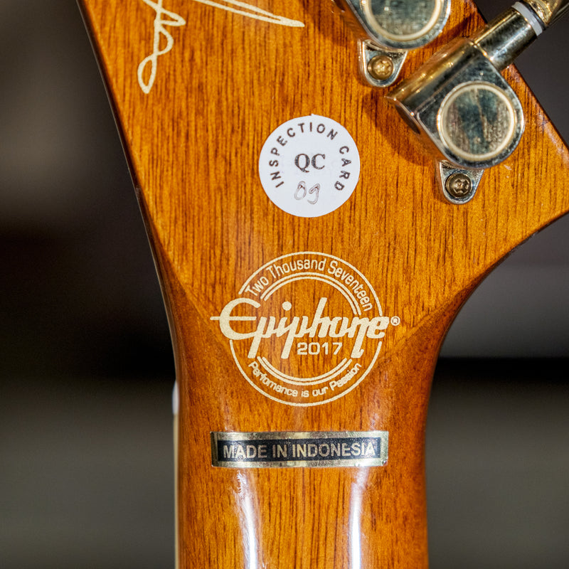 Epiphone 2017 Artisan Explorer Lee Malia Signature With COA & OSC - Used