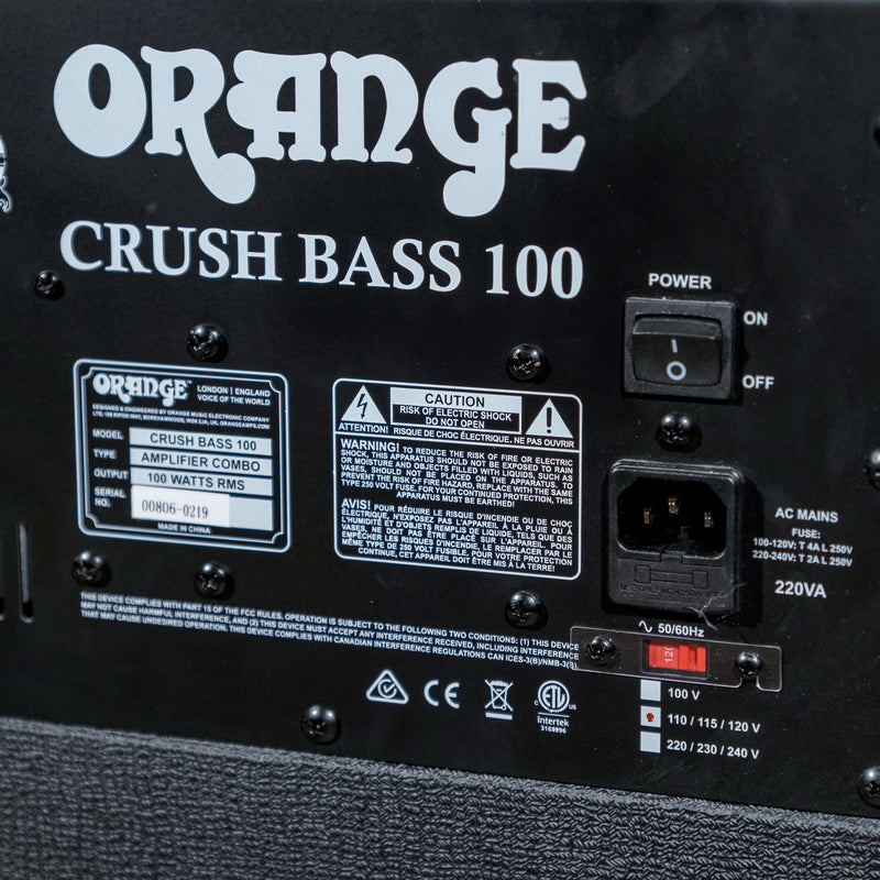 Orange Crush 100 1x15 Combo - Used