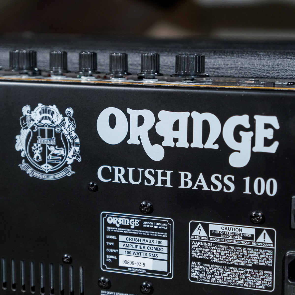 Orange Crush 100 1x15 Combo - Used