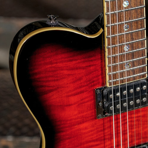 Fender Custom Telecaster FMT HH, Black Cherry Burst With HSC - Used