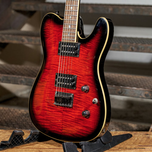 Fender Custom Telecaster FMT HH, Black Cherry Burst With HSC - Used