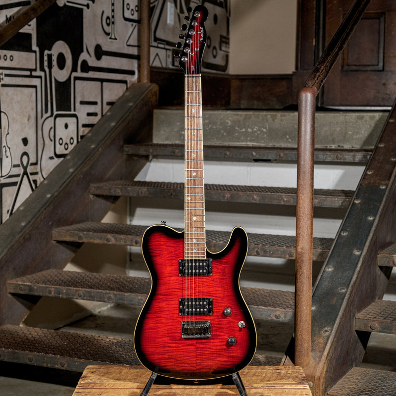 Fender Custom Telecaster FMT HH, Black Cherry Burst With HSC - Used