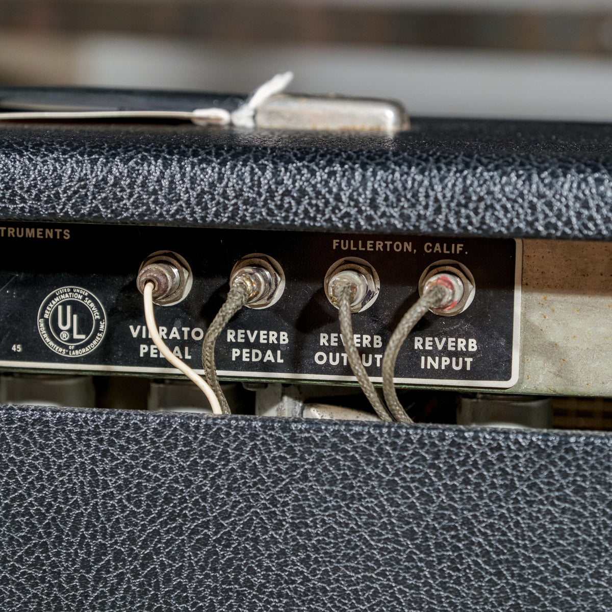 Fender 1966 Deluxe Reverb Combo With Slip Cover And Original Speaker - Used
