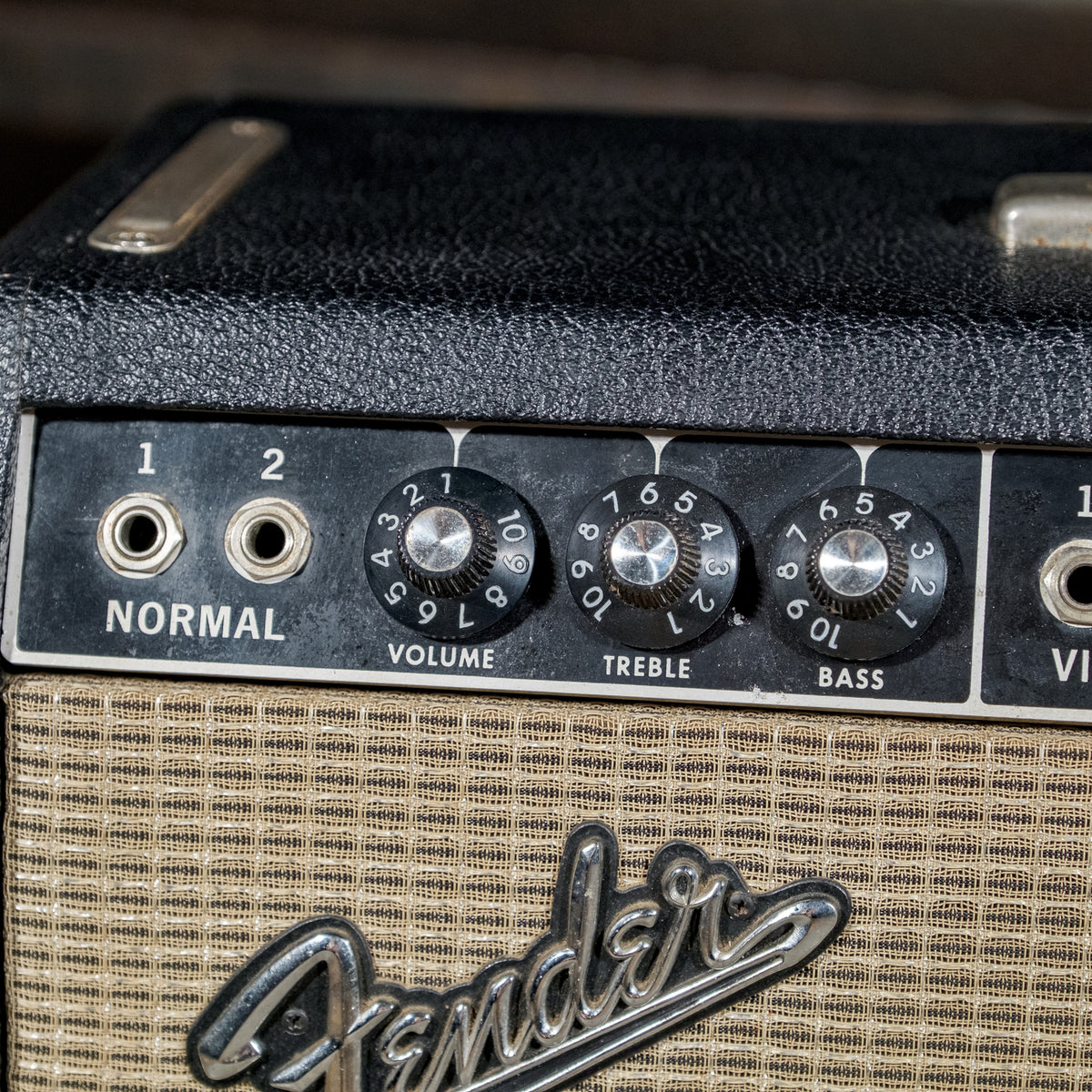 Fender 1966 Deluxe Reverb Combo With Slip Cover And Original Speaker - Used