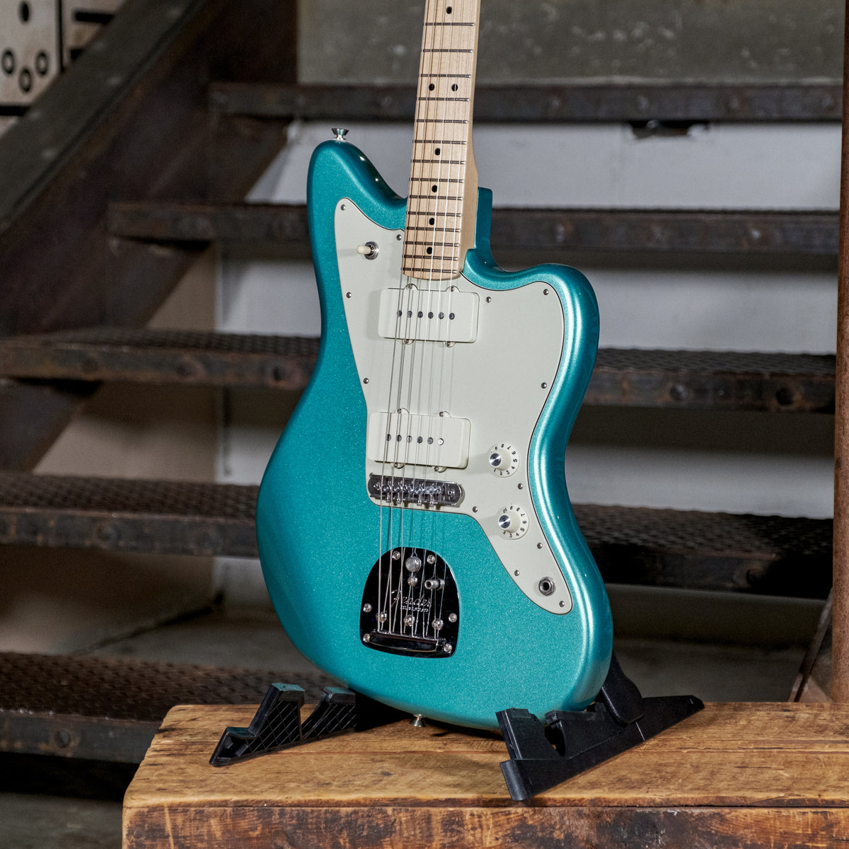 Fender 2017 American Professional Jazzmaster Mystic Seafoam With OHSC - Used