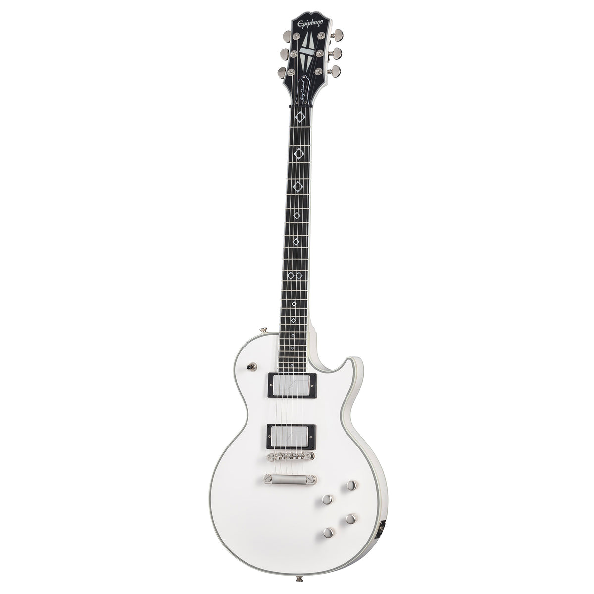 Epiphone Jerry Cantrell Les Paul Custom Prophecy Electric Guitar, Bone White