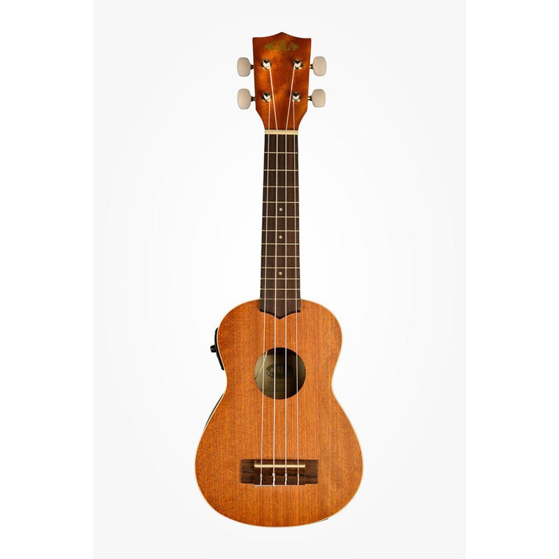 Kala Kase Satin Mahogany Soprano Ukulele With EQ