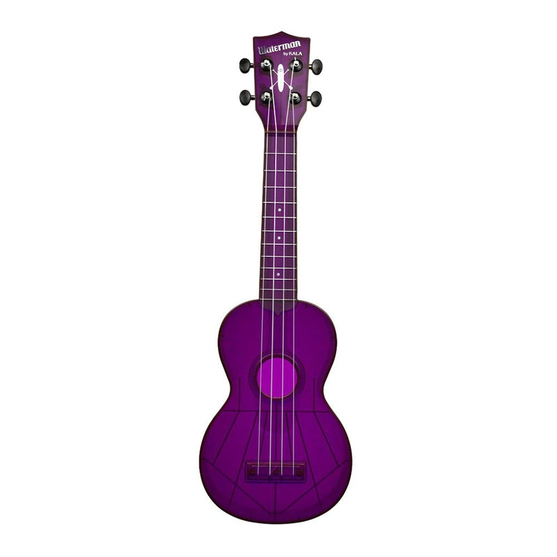 Kala Waterman Soprano Ukulele - Fluorescent/Gloss Purple