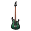 Ibanez Kiko Loureiro Signature 6 String Electric Guitar, Transparent Emerald Burst
