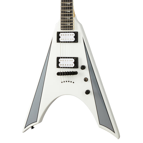 Kramer Nite-V Plus, String-Through, Alpine White Electric Guitar