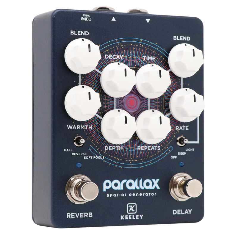 Keeley Parallax Spatial Generator Reverb and Delay Effect Pedal