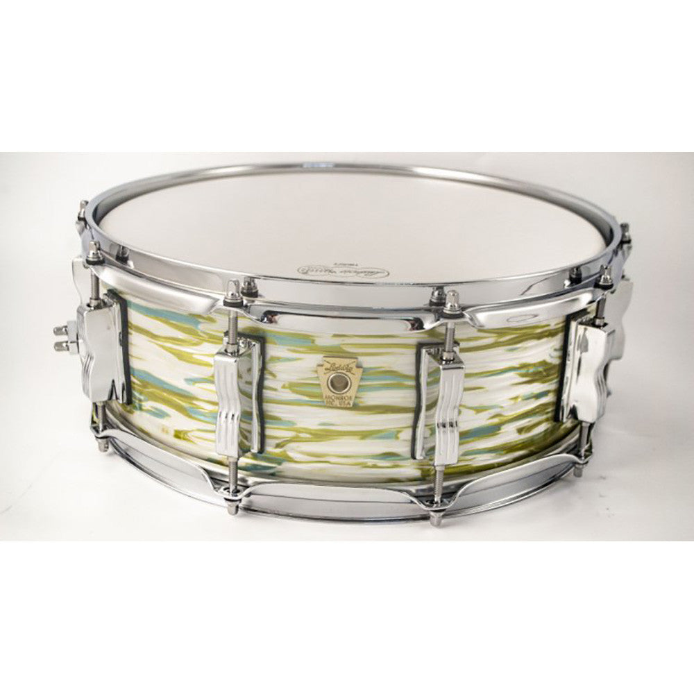 Ludwig 6.5x14" Legacy Classic Custom Snare - 8-Lug - Blue Olive Oyster