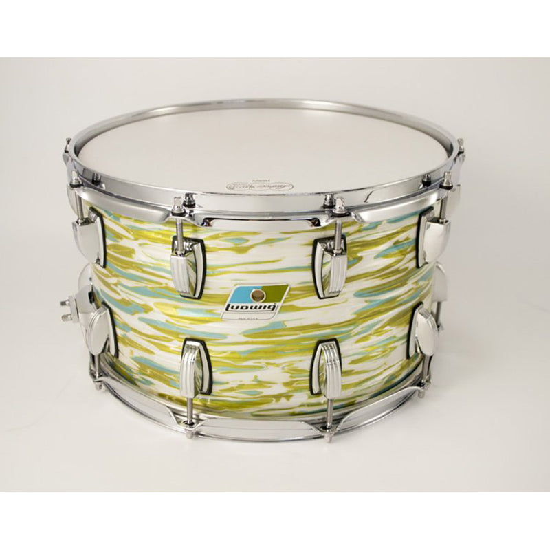 Ludwig 8x14" Classic Maple Custom Snare - Blue Olive Oyster