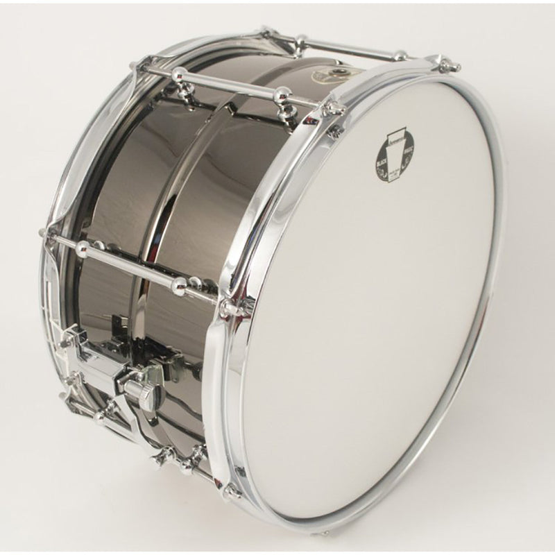 Ludwig 7x13" Black Magic Snare With Chrome 2.3mm Hoops & Tube Lugs