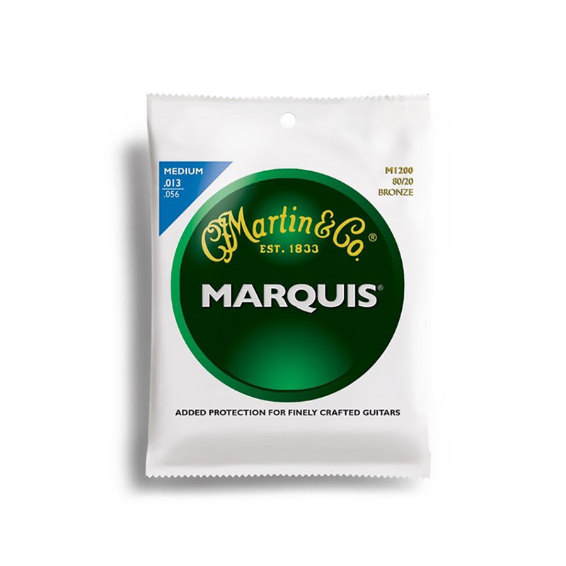 Martin Marquis Acoustic Guitar Strings, .13-.56 Medium, 80/20 Bronze