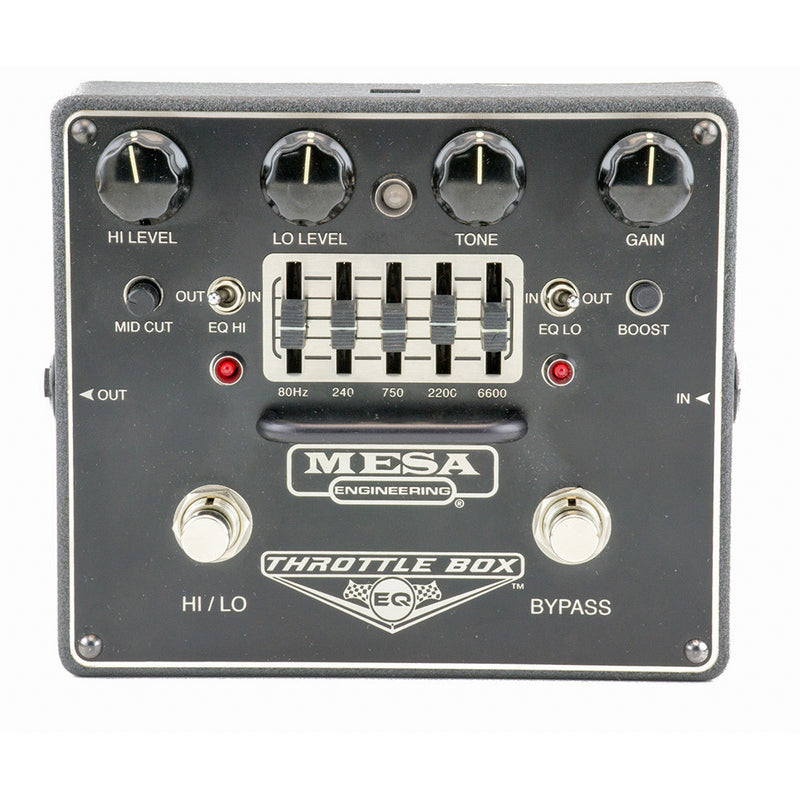 Mesa Boogie Throttle Box EQ - Dual-Mode Distortion With Assignable 5-Band Graphic E