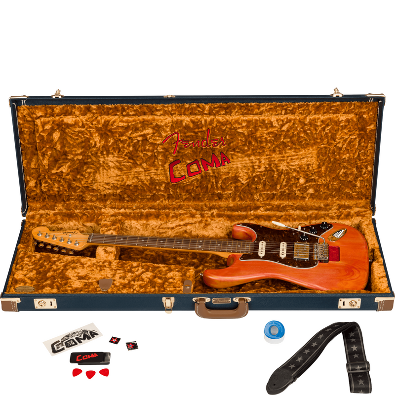 Fender Michael Landau Coma Stratocaster, Rosewood Fingerboard, Coma Red Electric Guitar