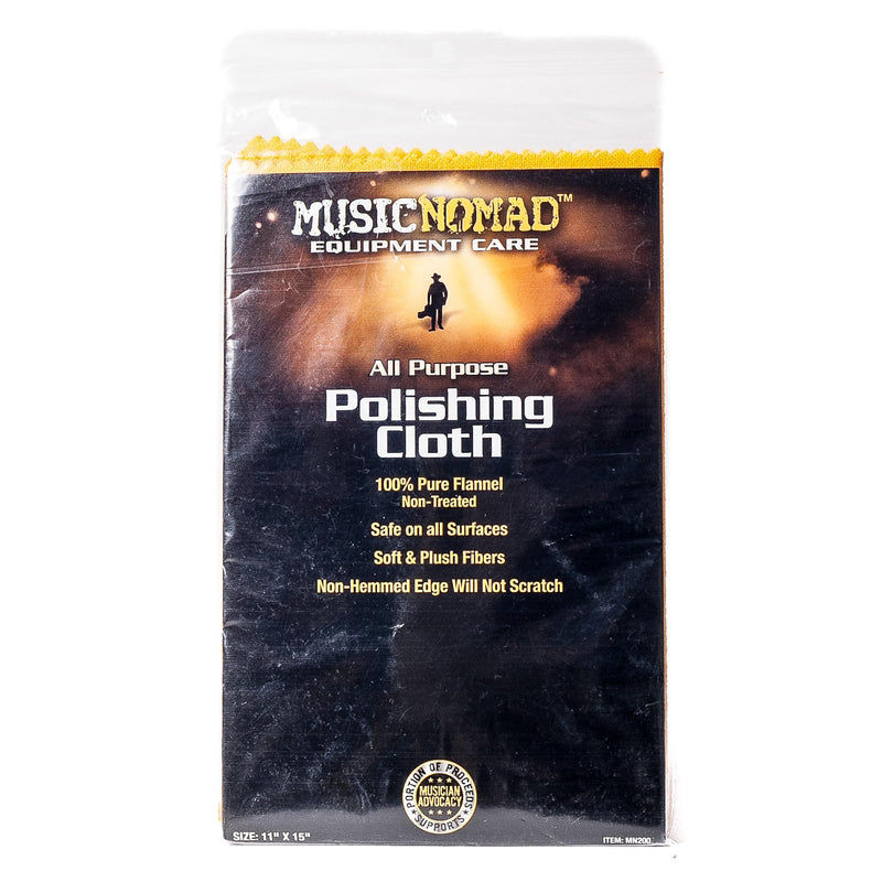 MusicNomad Flannel Polishing Cloth