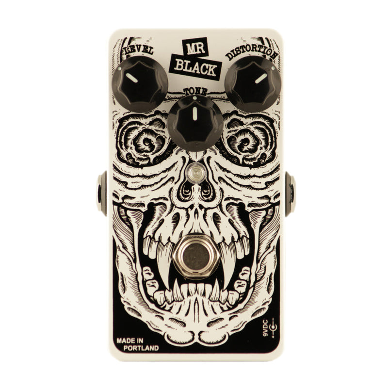 Mr. Black White Widow High Gain Overdrive/Distortion Effect Pedal